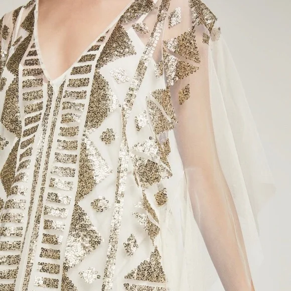 BCBG Sequin Caftan dress - Picture 2 of 6